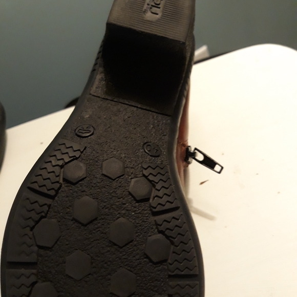 Burgundy Leather Thermal Steampunk Booties - Picture 4 of 4